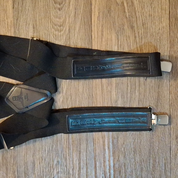 Vintage Easy Riders Black Men's Easyrider's Suspenders Rare. Made in the USA  - Picture 9 of 9